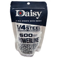 Daisy Powerline 1/4-Inch Steel Slingshot Ammo - 500 Solid Zinc-Plated Shots