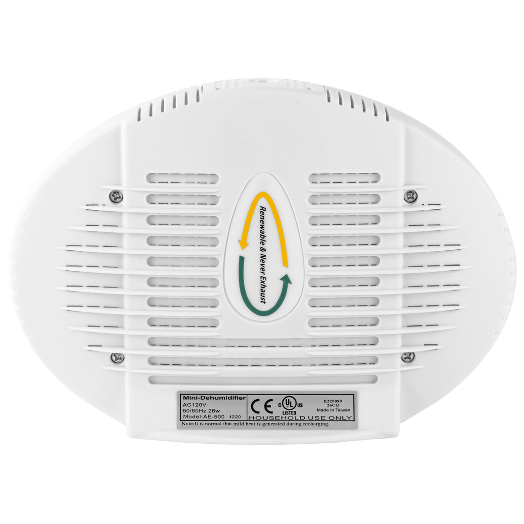 Eva-Dry Model 500 Mini Dehumidifier – Compact Moisture Absorber for 500 Cubic Inches