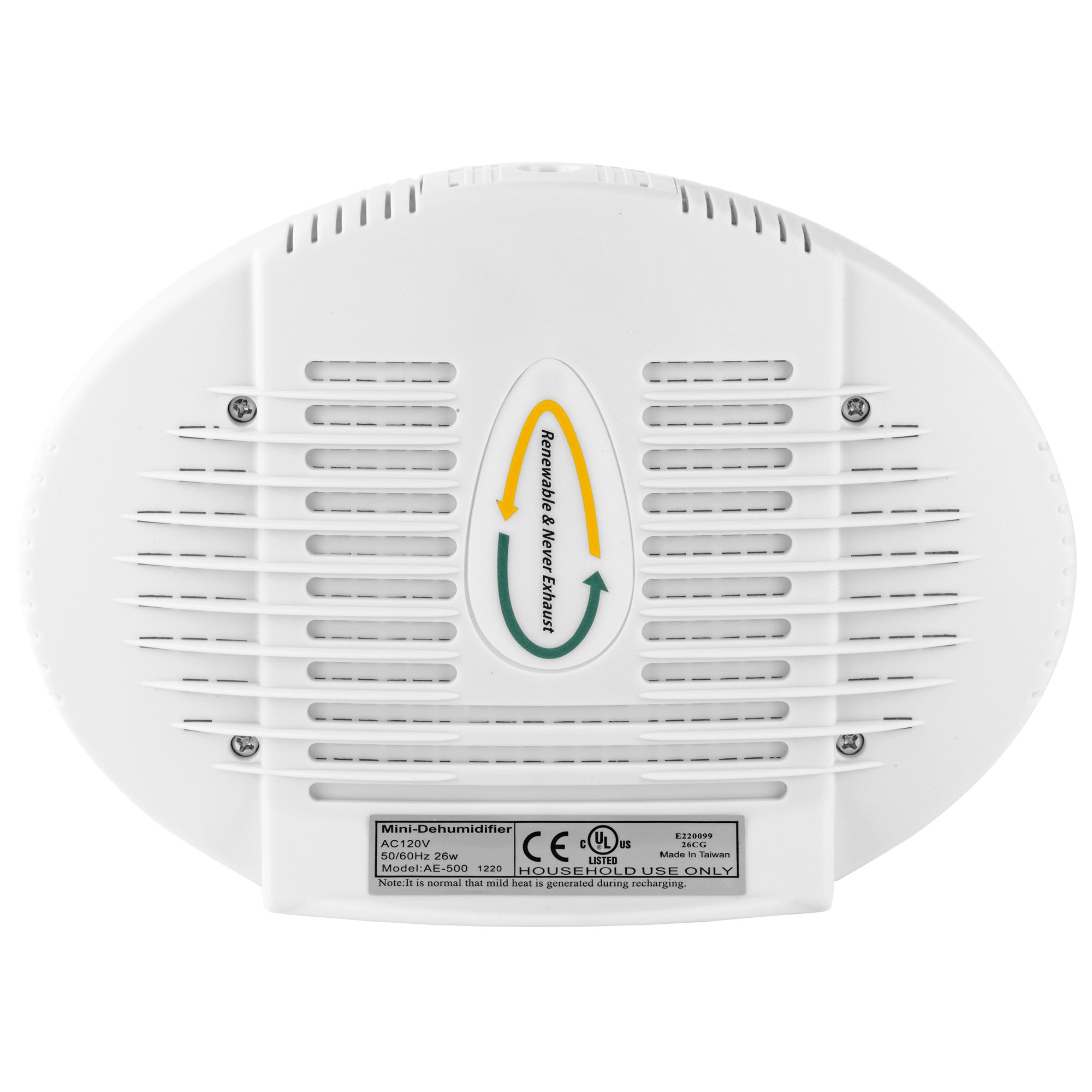 Eva-Dry Model 500 Mini Dehumidifier – Compact Moisture Absorber for 500 Cubic Inches