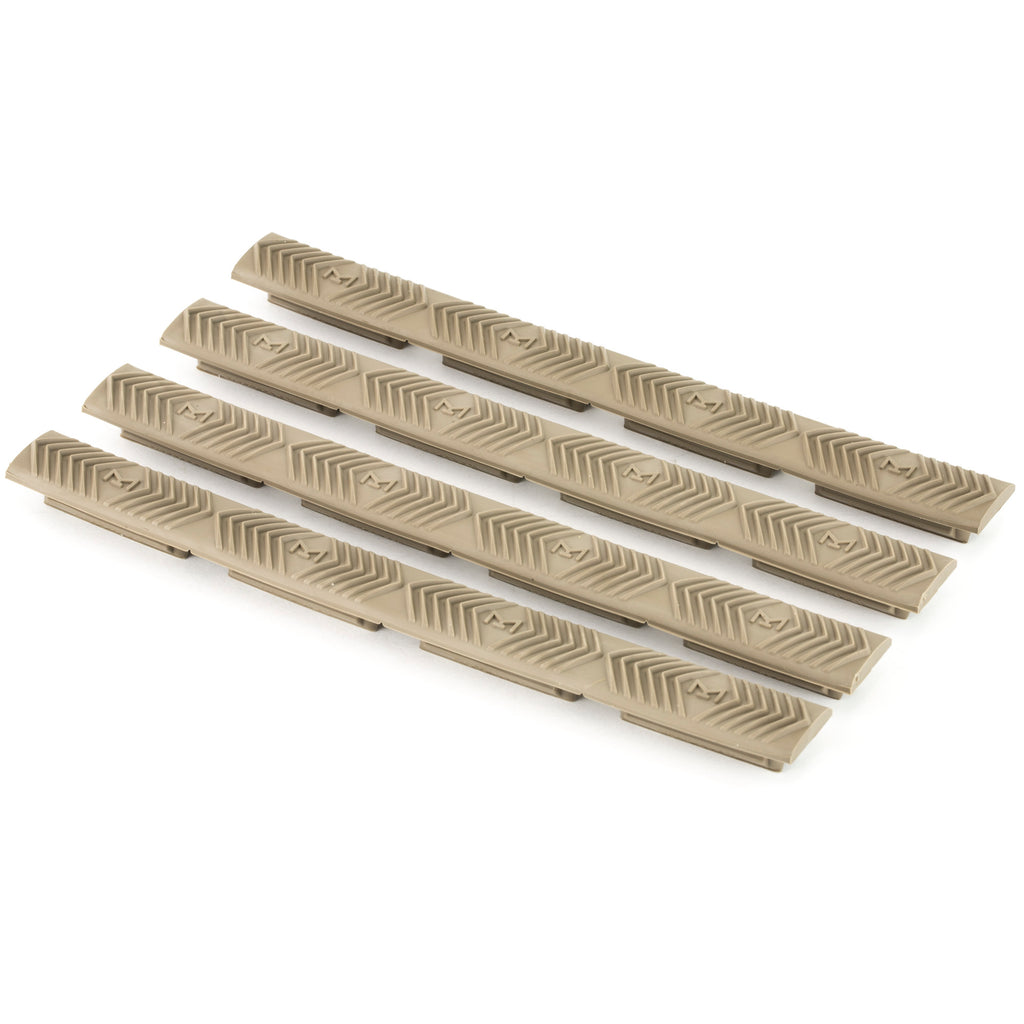 Ergo Grip WedgeLok M-LOK Rail Cover Set in Flat Dark Earth - 4 Pack