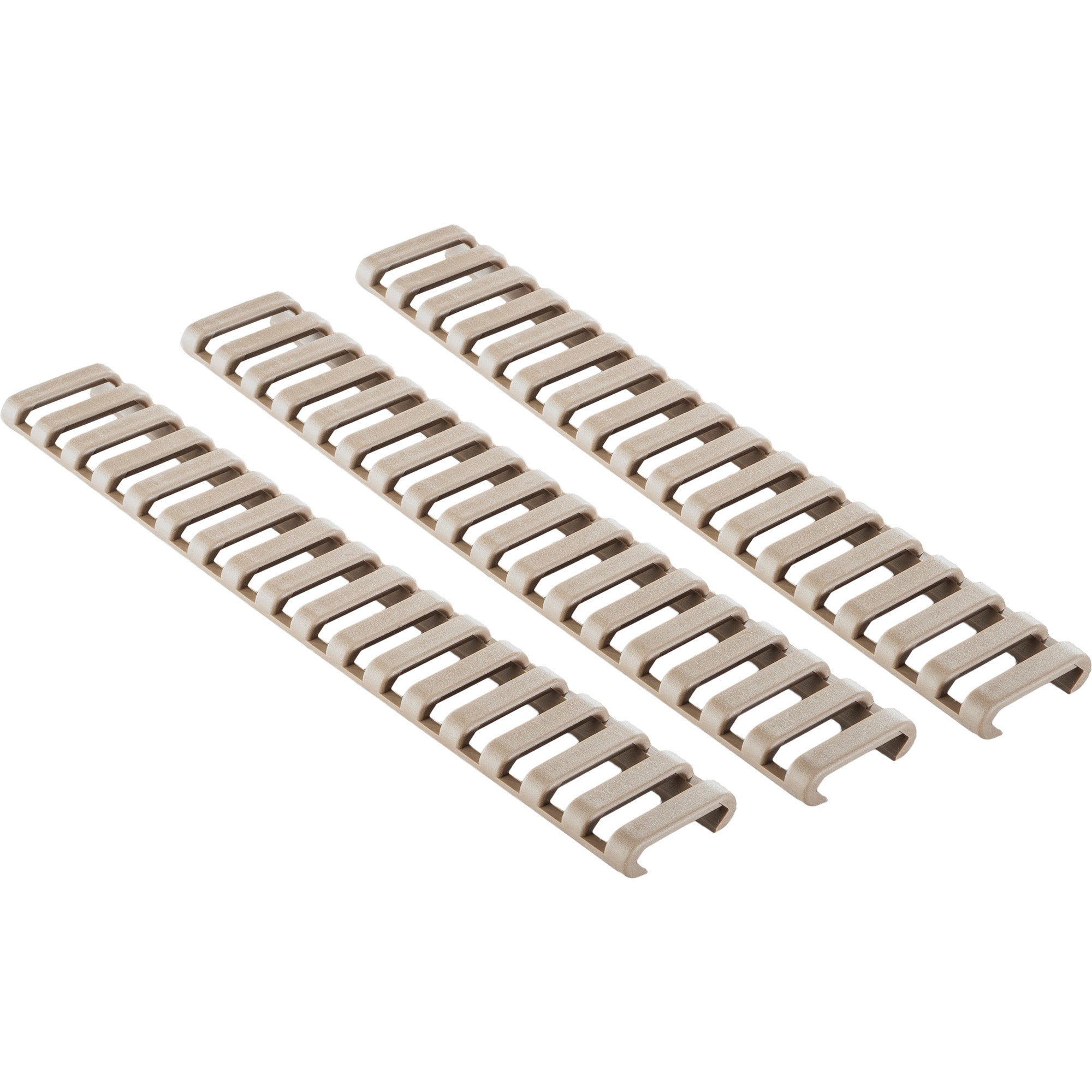 Ergo Grip ERGO 18-Slot Low-Pro Rail Covers 3-Pack in Coyote