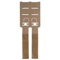 Edgar Sherman Design Droppah MOLLE Coyote Brown – Tactical Belt Drop Pouch for Easy Gear Management