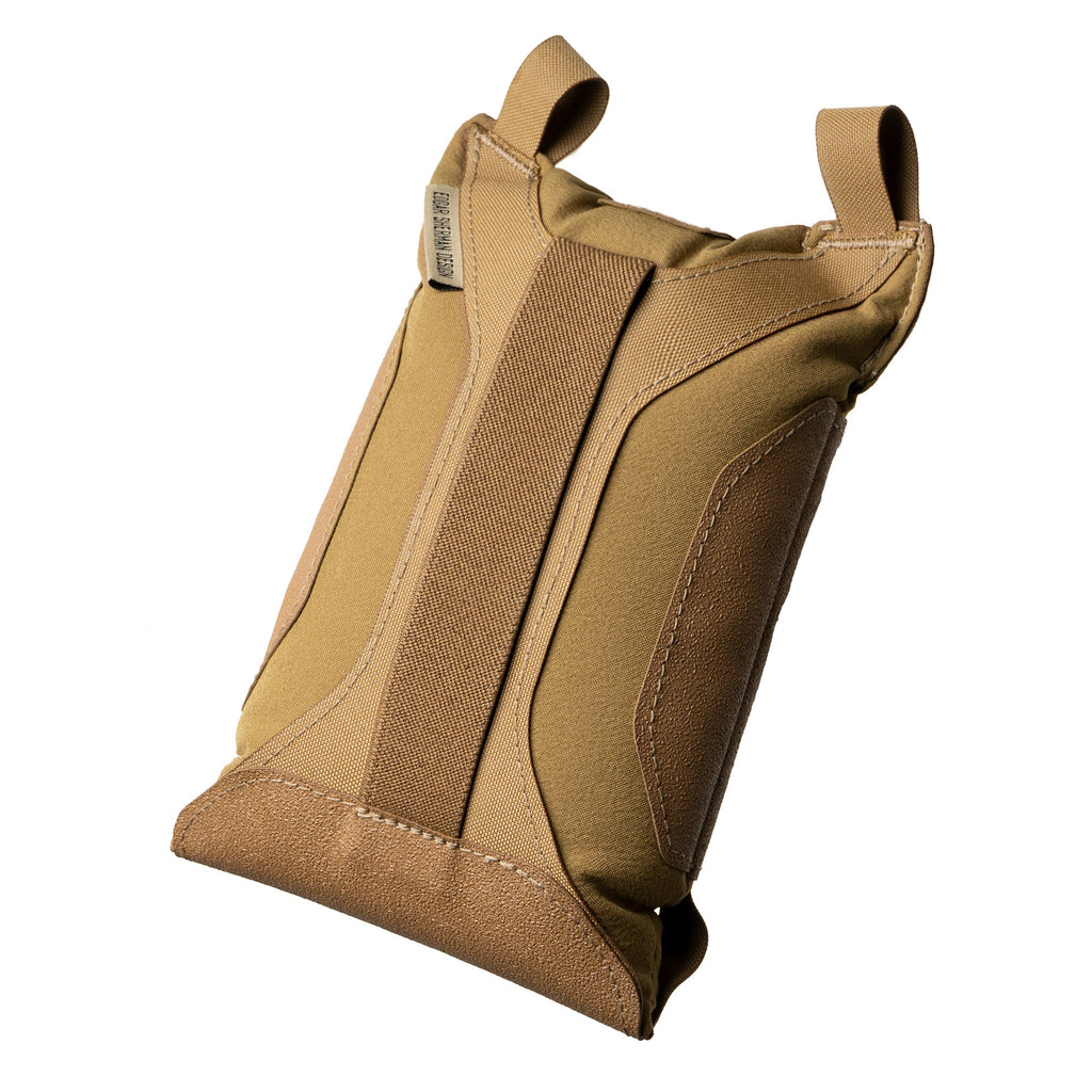 Edgar Sherman Design ESD Notch Shooting Bag Coyote Brown – Long-Range Precision Bag for Versatile Shooting Support