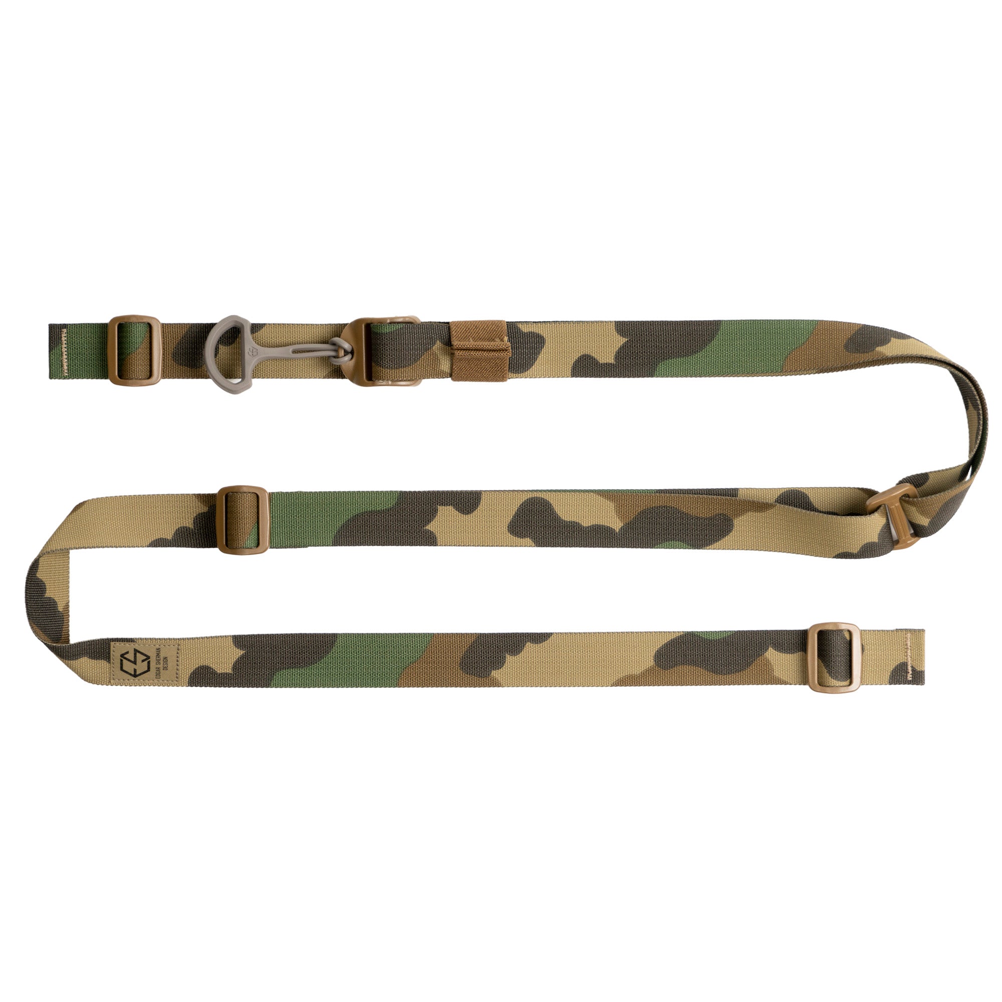 Edgar Sherman Design ESD Sling M81 Woodland – Adjustable Tactical Rifle Sling