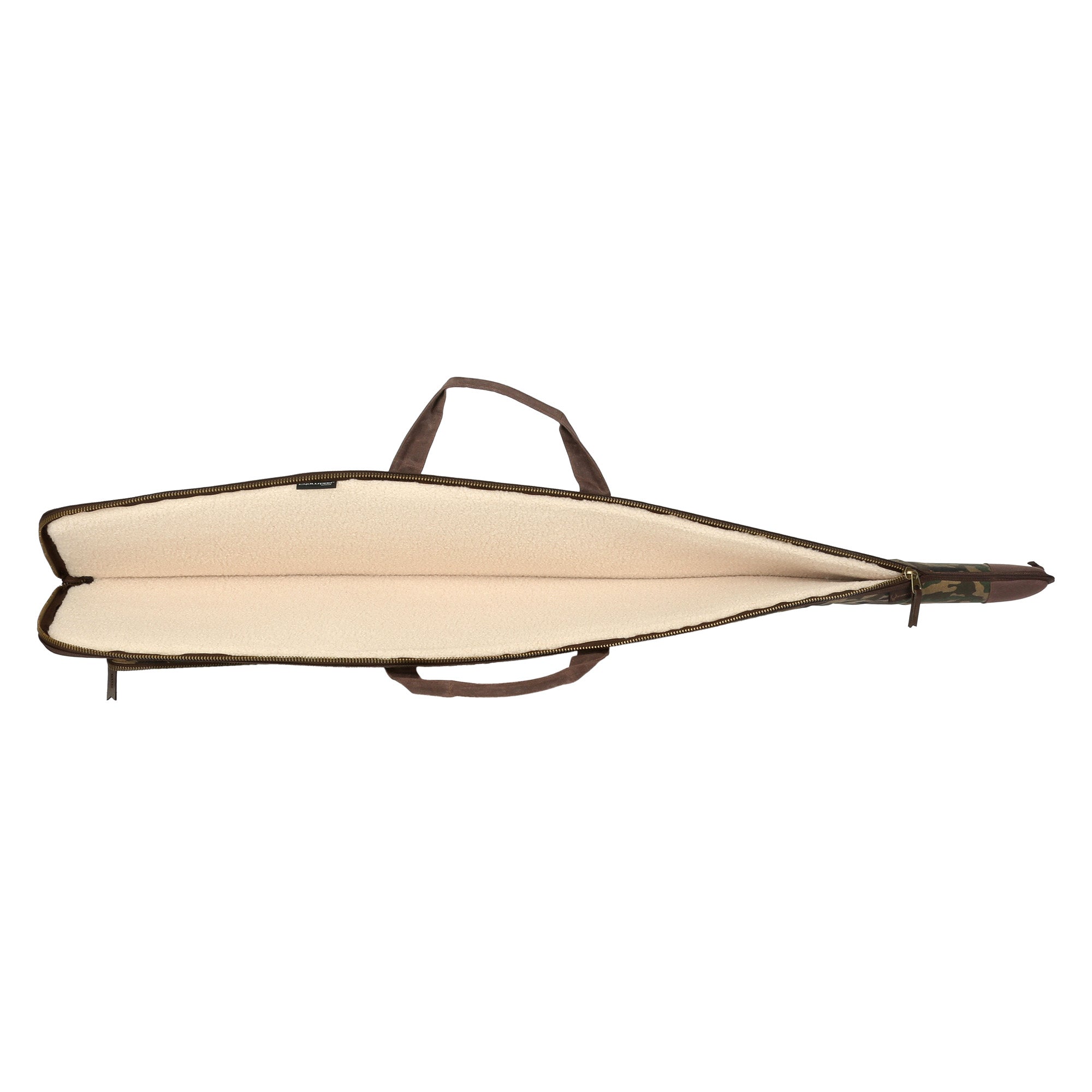 Evolution Outdoor Rawhide Series 48-Inch Waxed Canvas Camo Rifle Case with Heavy Gauge Foam Padding