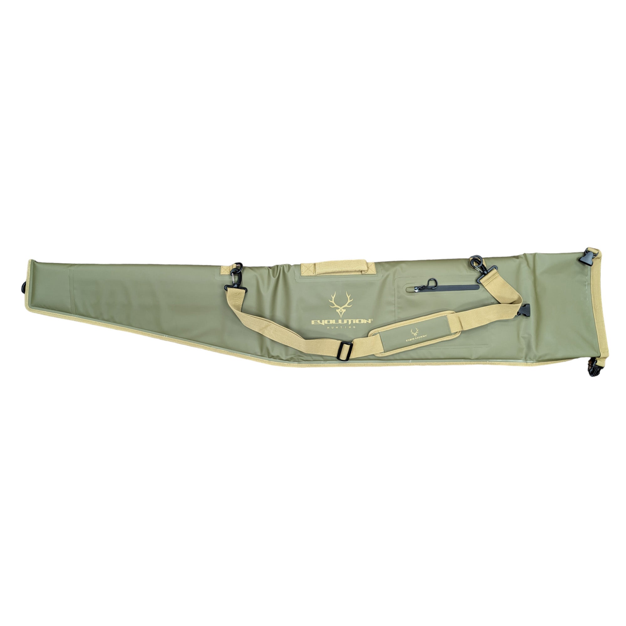 Evolution Outdoor EVODS 2-Gun Rolltop Waterproof Rifle Case in Green, Model 44385-EV