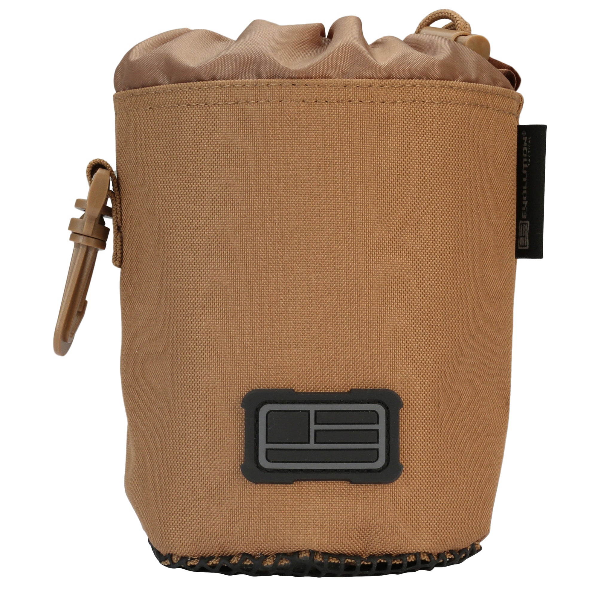 Evolution Outdoor Tactical Brass Bag in Coyote – Durable Polyester Range Pouch for Brass Collection