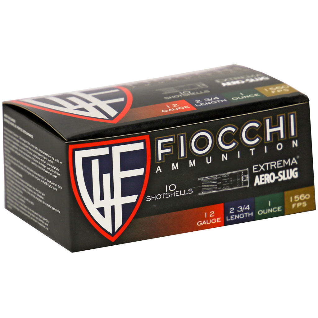 Fiocchi Ammunition 12 Gauge Aero Slug – Reliable Defensive Slugs for Personal Security