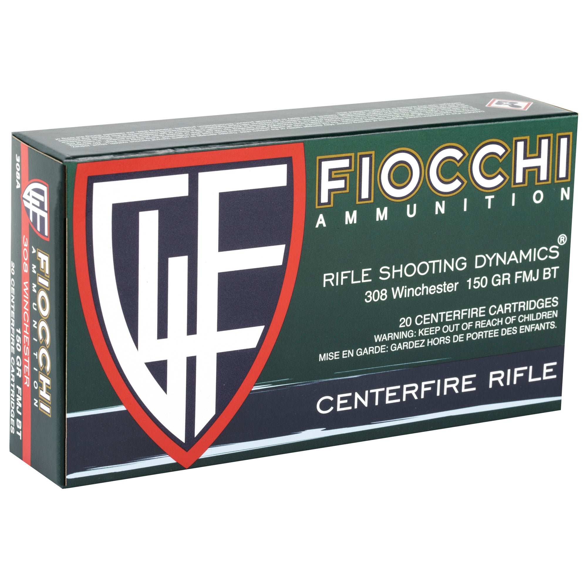 Fiocchi Ammunition 308 Winchester 150 Grain FMJ Boat Tail – Reliable and Consistent Performance