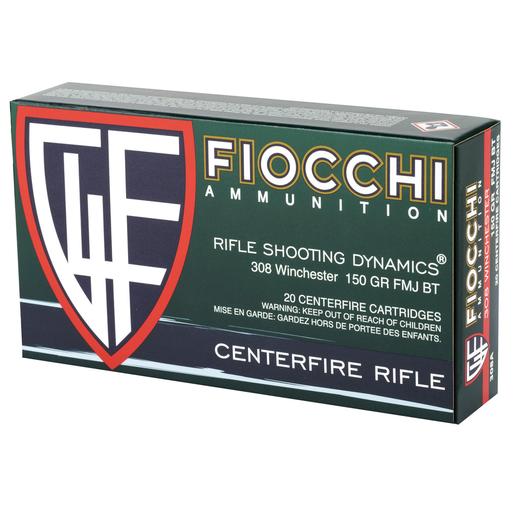 Fiocchi Ammunition 308 Winchester 150 Grain FMJ Boat Tail – Reliable and Consistent Performance