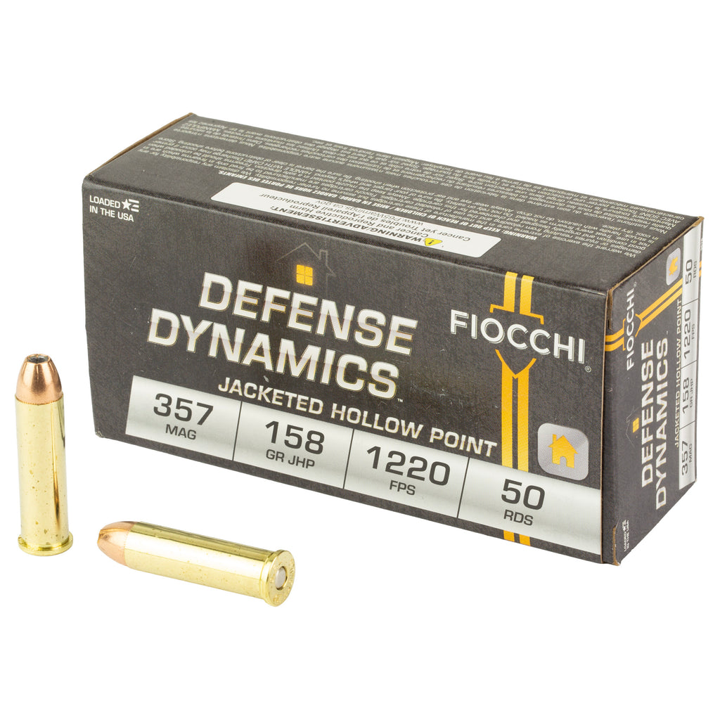 Fiocchi Defense Dynamics .357 Magnum 158-Grain Hollow Point Ammunition (50 Rounds per Box)