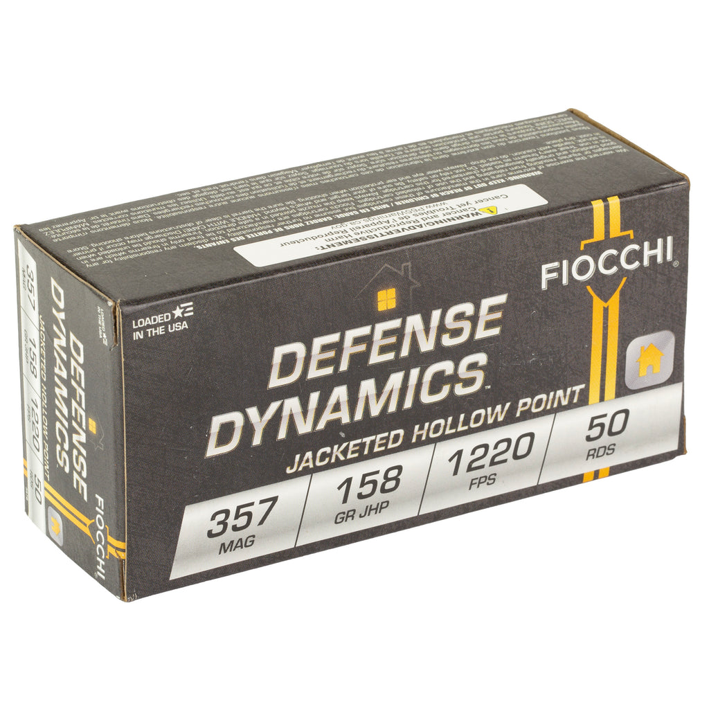 Fiocchi Defense Dynamics .357 Magnum 158-Grain Hollow Point Ammunition (50 Rounds per Box)