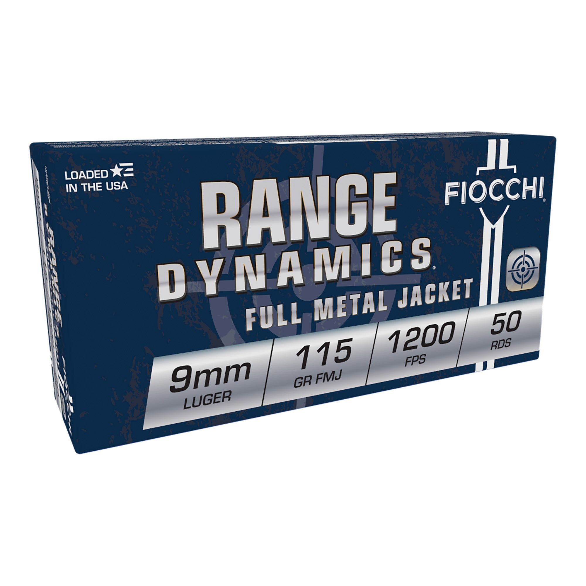 Fiocchi Ammunition Range Dynamics 45 ACP 230 Grain FMJ - 50 Rounds per Box
