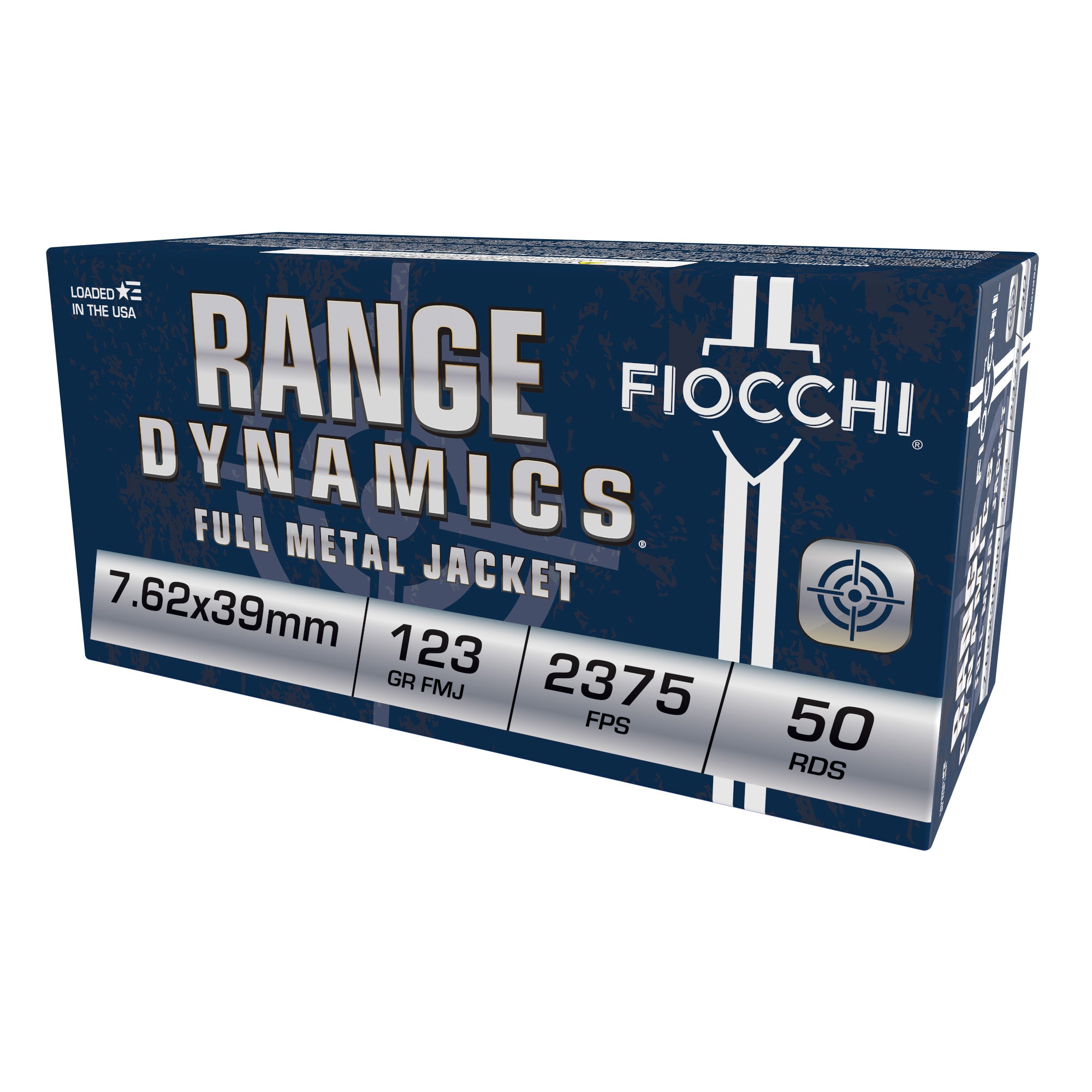 Fiocchi Ammunition 7.62x39 FMJ 123 Grain – Reliable Full Metal Jacket Rifle Ammo