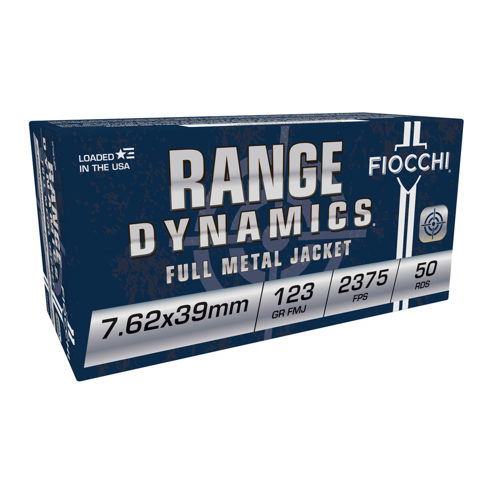 Fiocchi Ammunition 7.62x39 FMJ 123 Grain – Reliable Full Metal Jacket Rifle Ammo