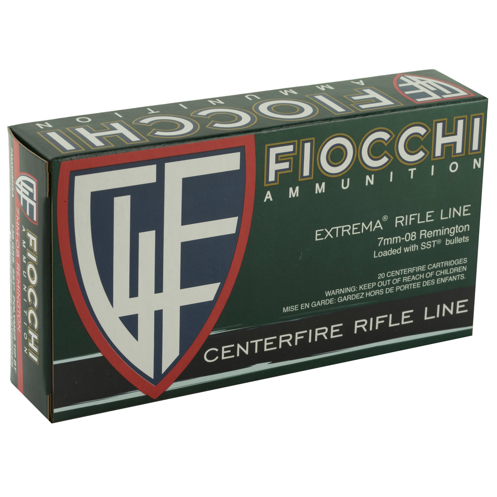Fiocchi Ammunition 7mm-08 Remington SST 139-Grain Rifle Ammo - Pack of 20
