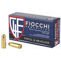 Fiocchi Ammunition 9mm 124 Grain FMJ Centerfire Pistol Ammo - 50 Rounds per Box