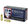 Fiocchi Ammunition 9mm 147 Grain FMJ Centerfire Pistol Cartridges, 50 Rounds per Box