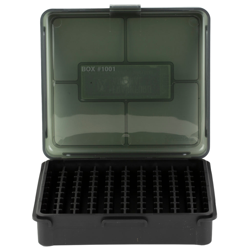 Frankford Arsenal Hinge-Top Ammo Box for 9mm, .380 Auto, and More