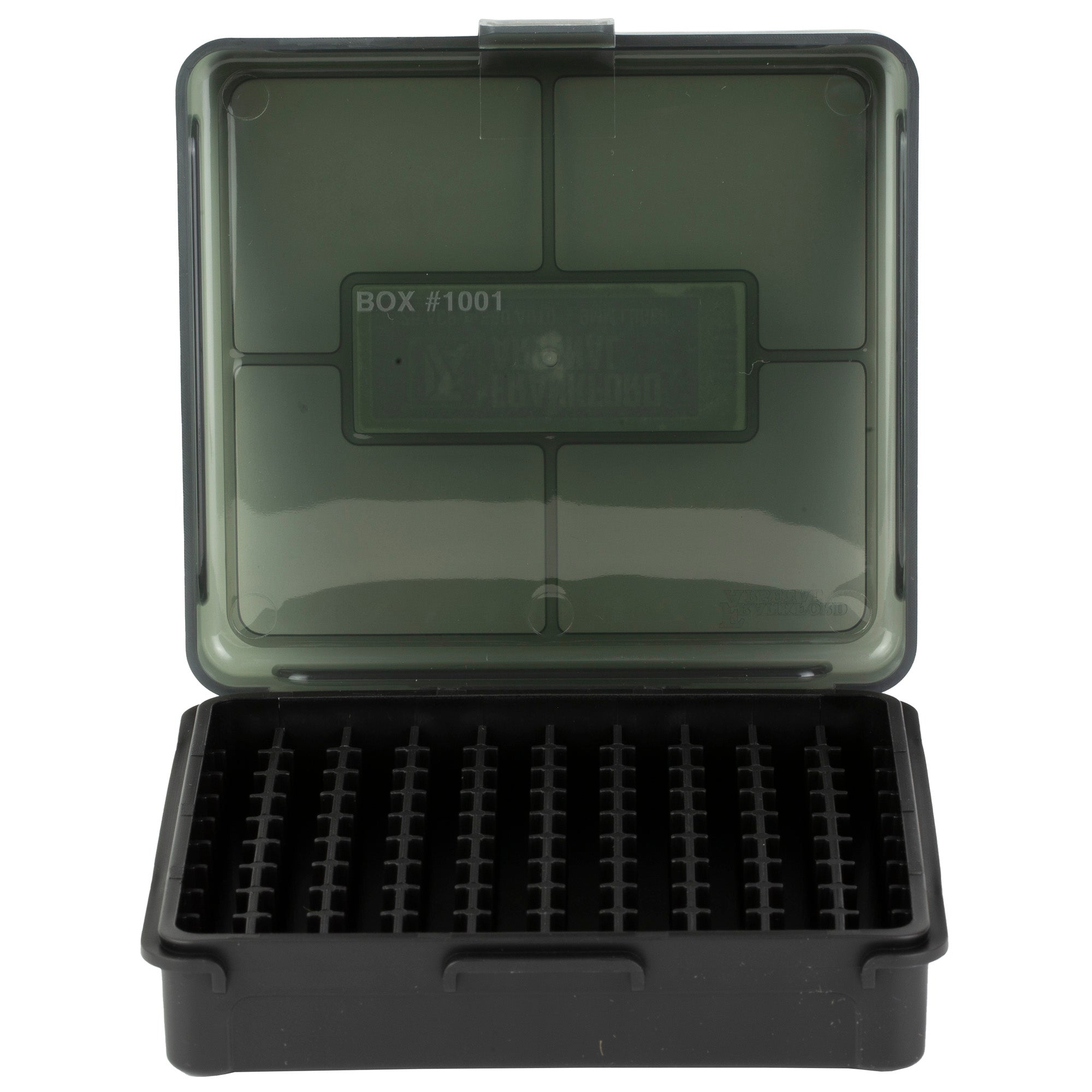 Frankford Arsenal Hinge-Top Ammo Box for 9mm, .380 Auto, and More