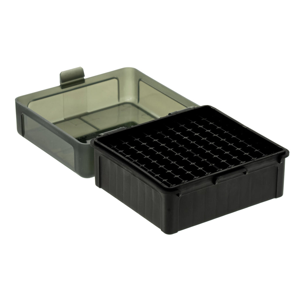 Frankford Arsenal Hinge-Top Ammo Box for 17, 222 & 223 Calibers - Durable Plastic Storage Solution