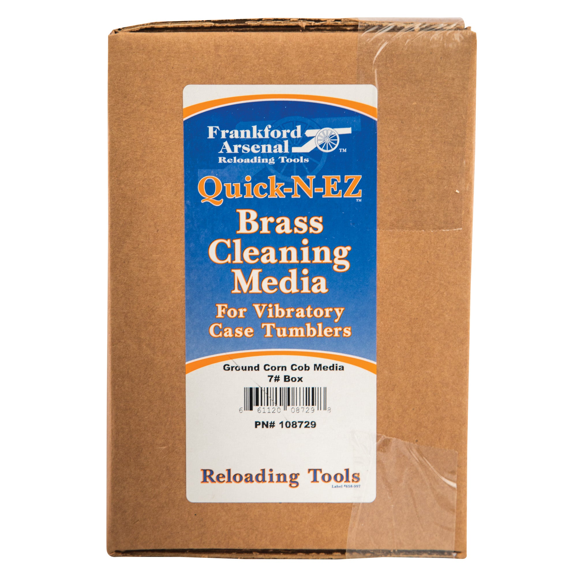 Frankford Arsenal Corn Cob Media 7 lb – Premium Brass Cleaning Media for Reloading