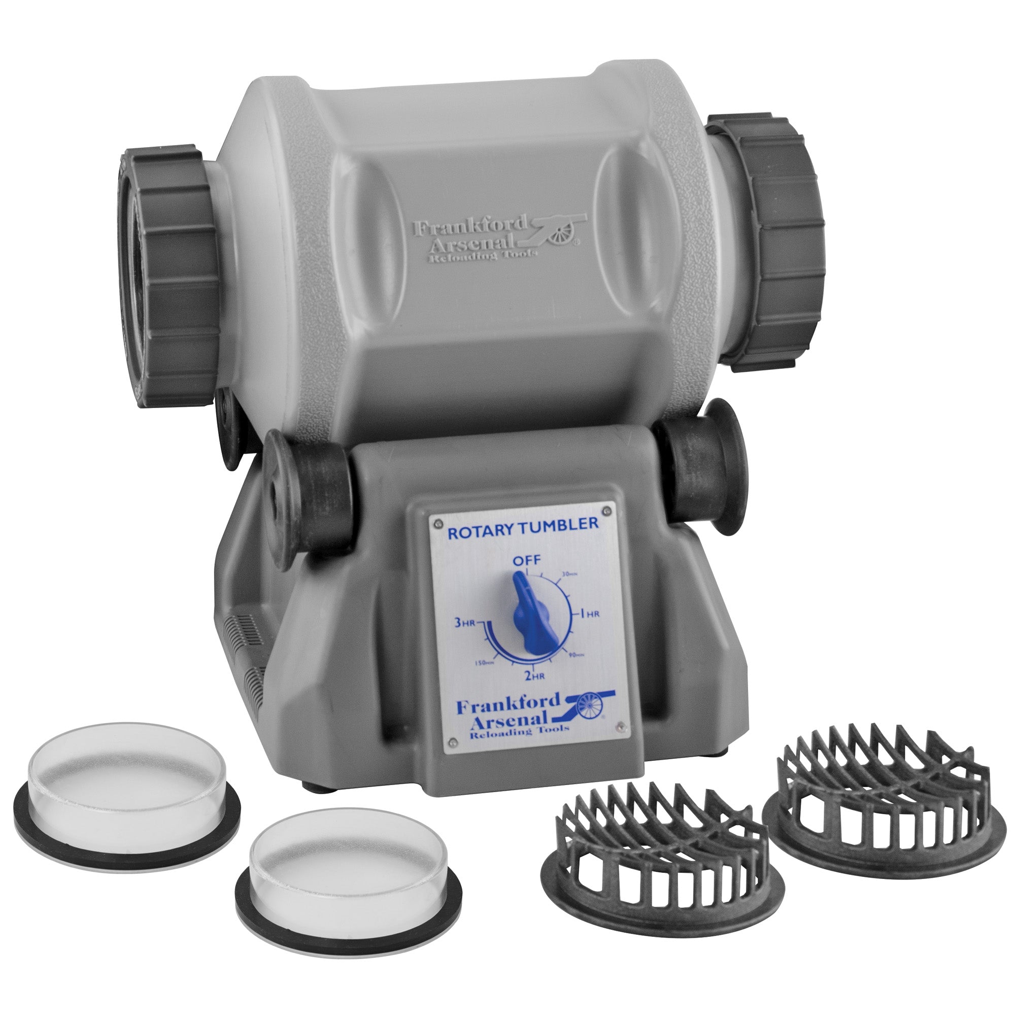 Frankford Arsenal Rotary Tumbler Model 909544 for Brass Cleaning with 7-Liter Capacity