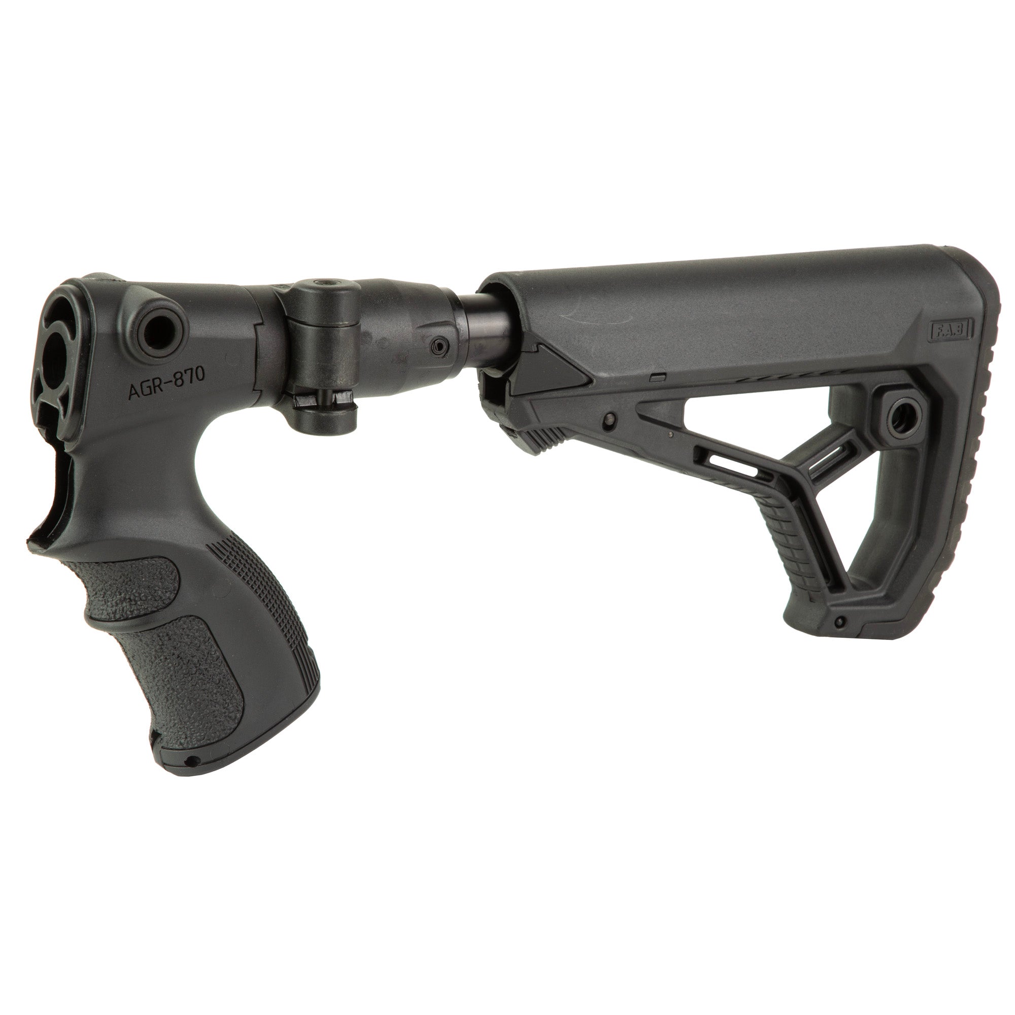 F.A.B. Defense AGRF870FKSB Folding Collapsible Stock for Remington 870, Black
