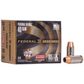 Federal Hydra-Shok 40 S&W 165-Grain Hollow Point Ammunition (Part Number: P40HS3)