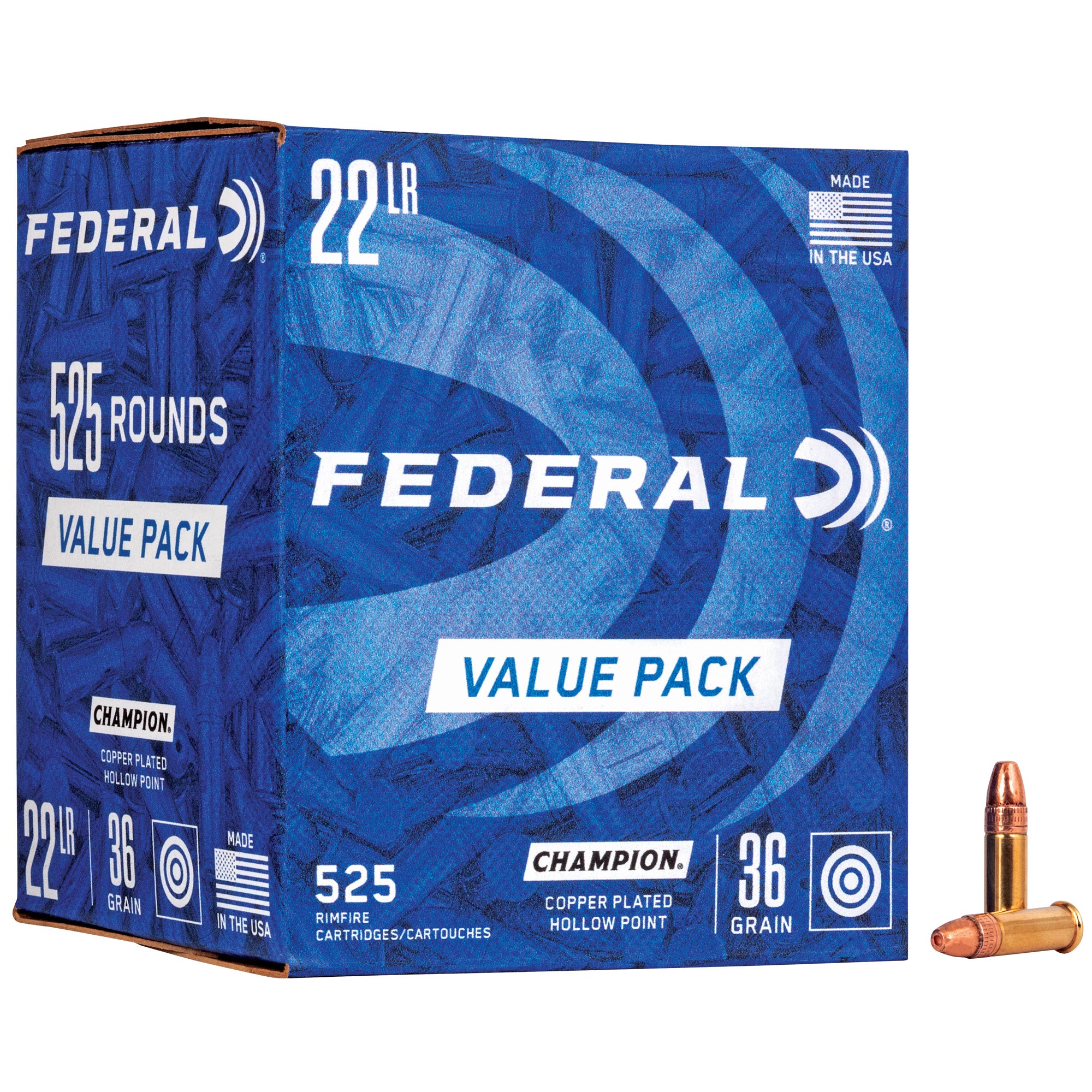 Federal Champion 22LR 36 Grain Hollow Point Ammunition – Reliable Target Shooting Ammo