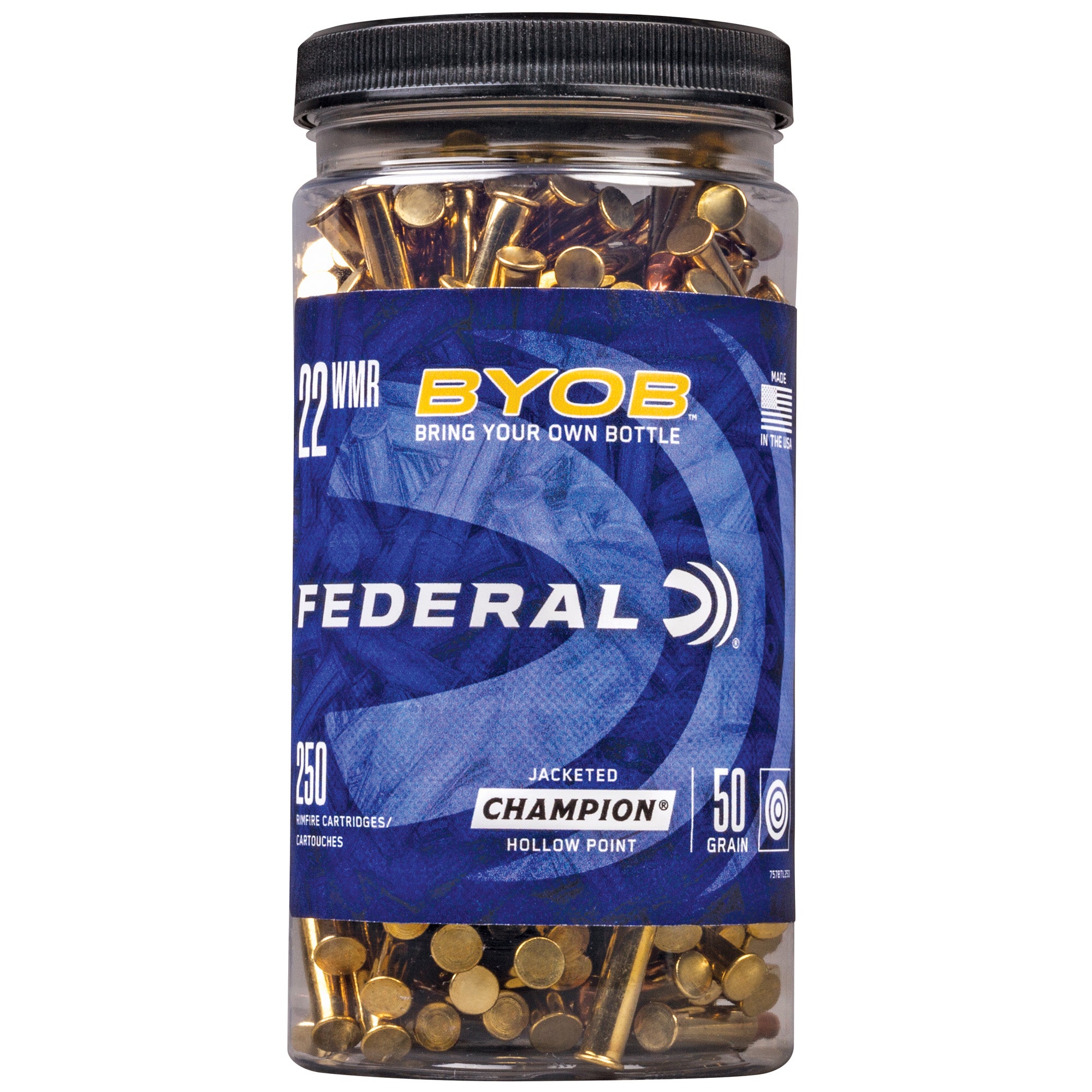 Federal Champion .22 WMR 50 Grain Hollow Point Ammo - 250 Rounds per Box