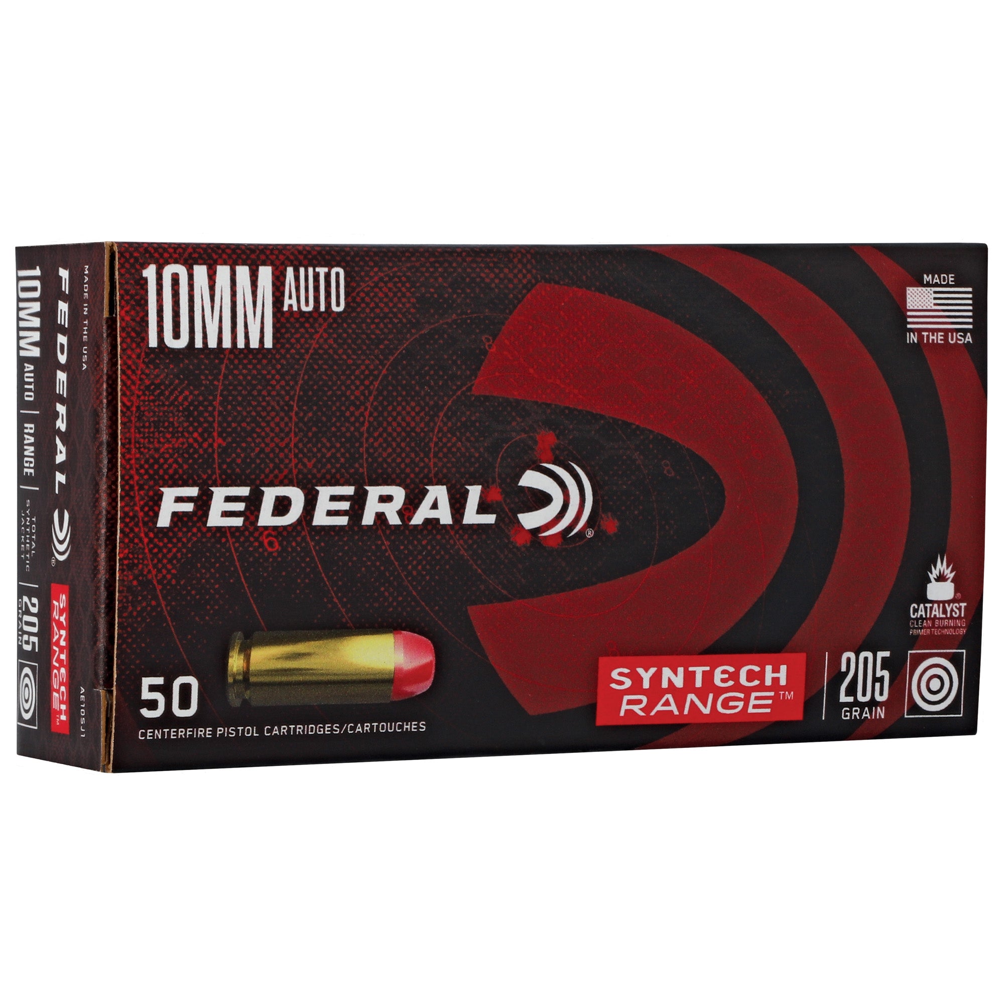 Federal Federal Syntech 10mm 205 Grain Total Synthetic Jacket Ammunition - 50 Rounds per Box