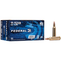 Federal American Eagle Varmint & Predator Ammunition 22-250 Remington 50 Grain Hollow Point – Pack of 50 Rounds
