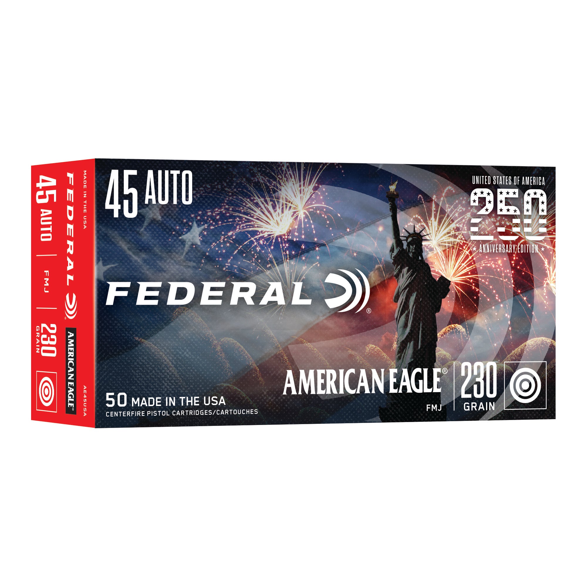 Federal Federal Subsonic 45 ACP 230 Grain Full Metal Jacket Ammunition