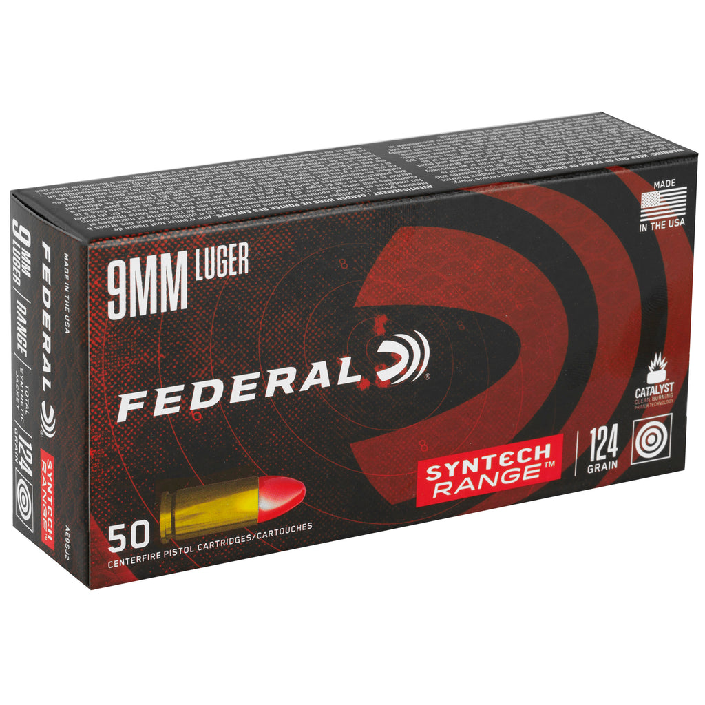 Federal Subsonic 9mm 124-Grain Total Synthetic Jacket Ammunition (50 Rounds per Box)