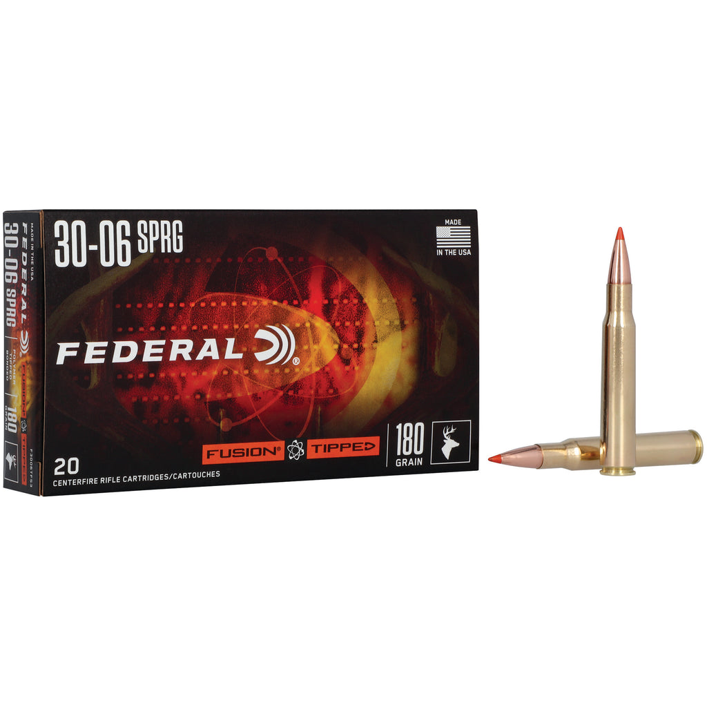 Federal Fusion Tipped .30-06 Springfield 180-Grain Polymer Tip Ammunition (20 Rounds per Box)