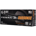 Federal Fusion F4570FS1SUB 45-70 Government 300-Grain Solid Base Suppressor-Optimized Ammunition