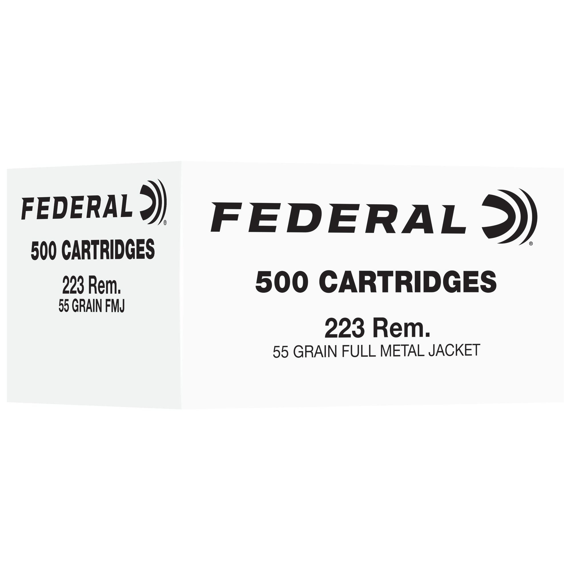 Federal American Eagle .223 Remington 55-Grain FMJ Ammunition – 500 Rounds