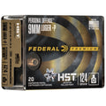 Federal Premium 9mm HST 124-Grain Hollow Point Ammunition (20 Rounds per Box, 200 per Case)