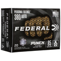 Federal Premium PD Punch 380 Auto 85 Grain Hollow Point Ammunition (20 Rounds per Box, 200 per Case)