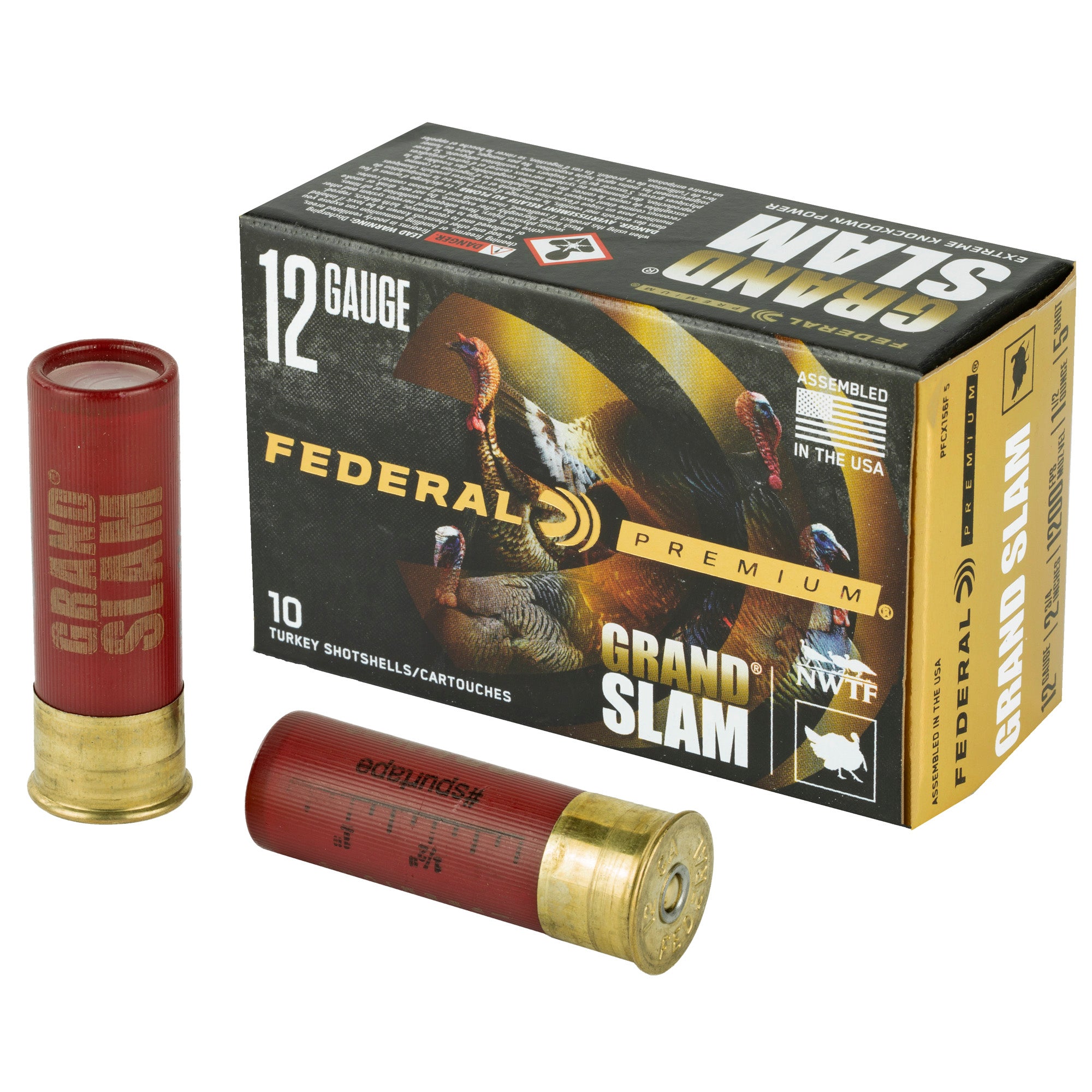 Federal Premium Grand Slam 12 Gauge #5 1.5 oz Shotshell for Turkey Hunting
