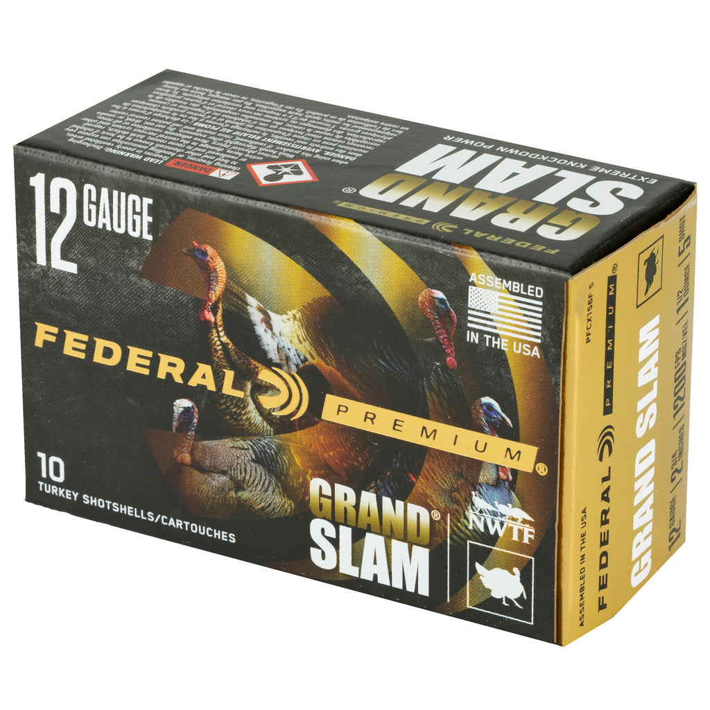 Federal Premium Grand Slam 12 Gauge #5 1.5 oz Shotshell for Turkey Hunting