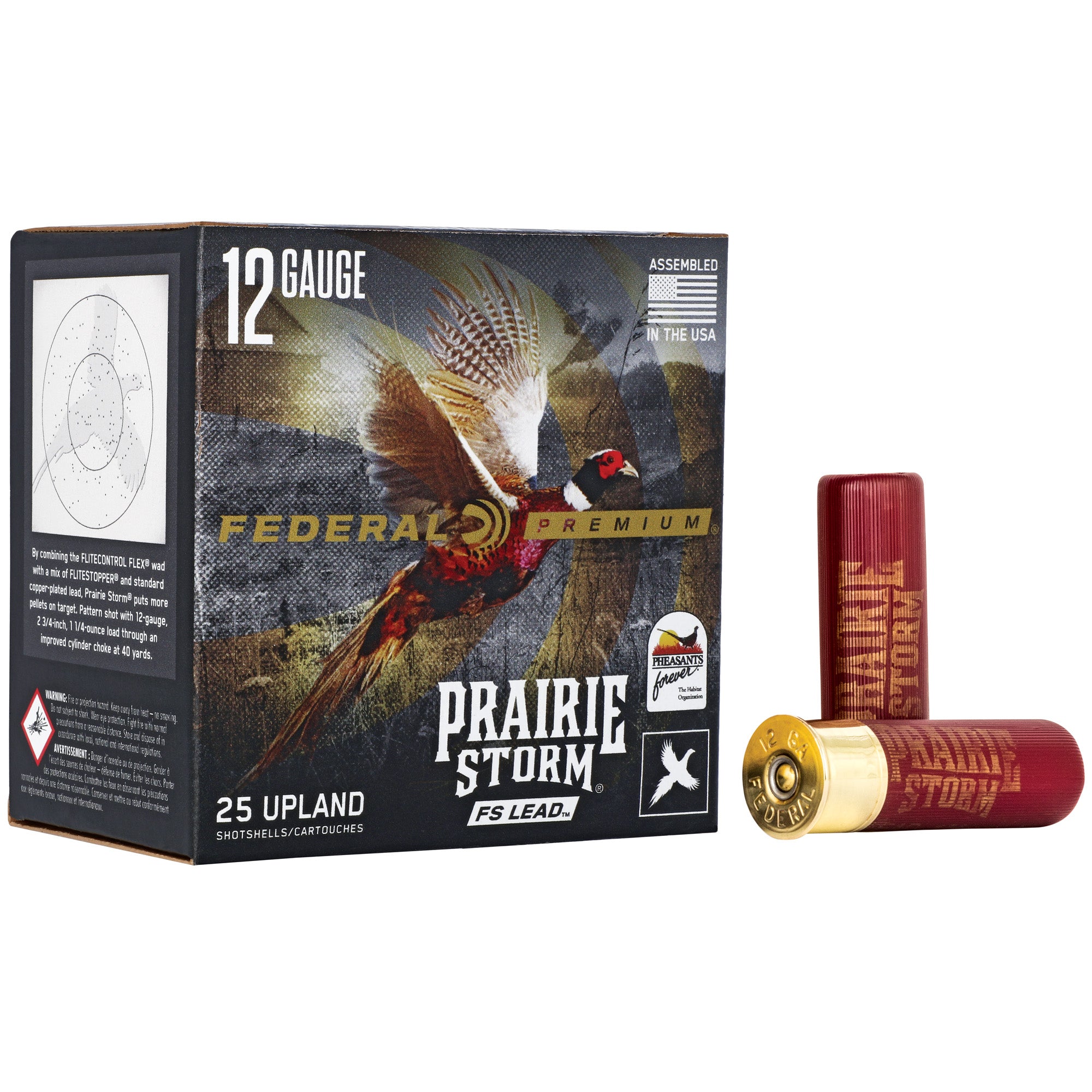 Federal Premium Prairie Storm FS 12 Gauge 3-inch #6 Lead Shot - 1 5/8 oz, 25 Rounds