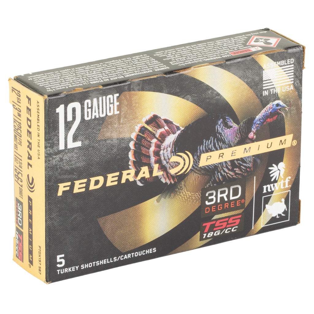 Federal Premium 3rd Degree 12 Gauge Shotshells with FLITECONTROL FLEX Wad (5 Rounds per Box)