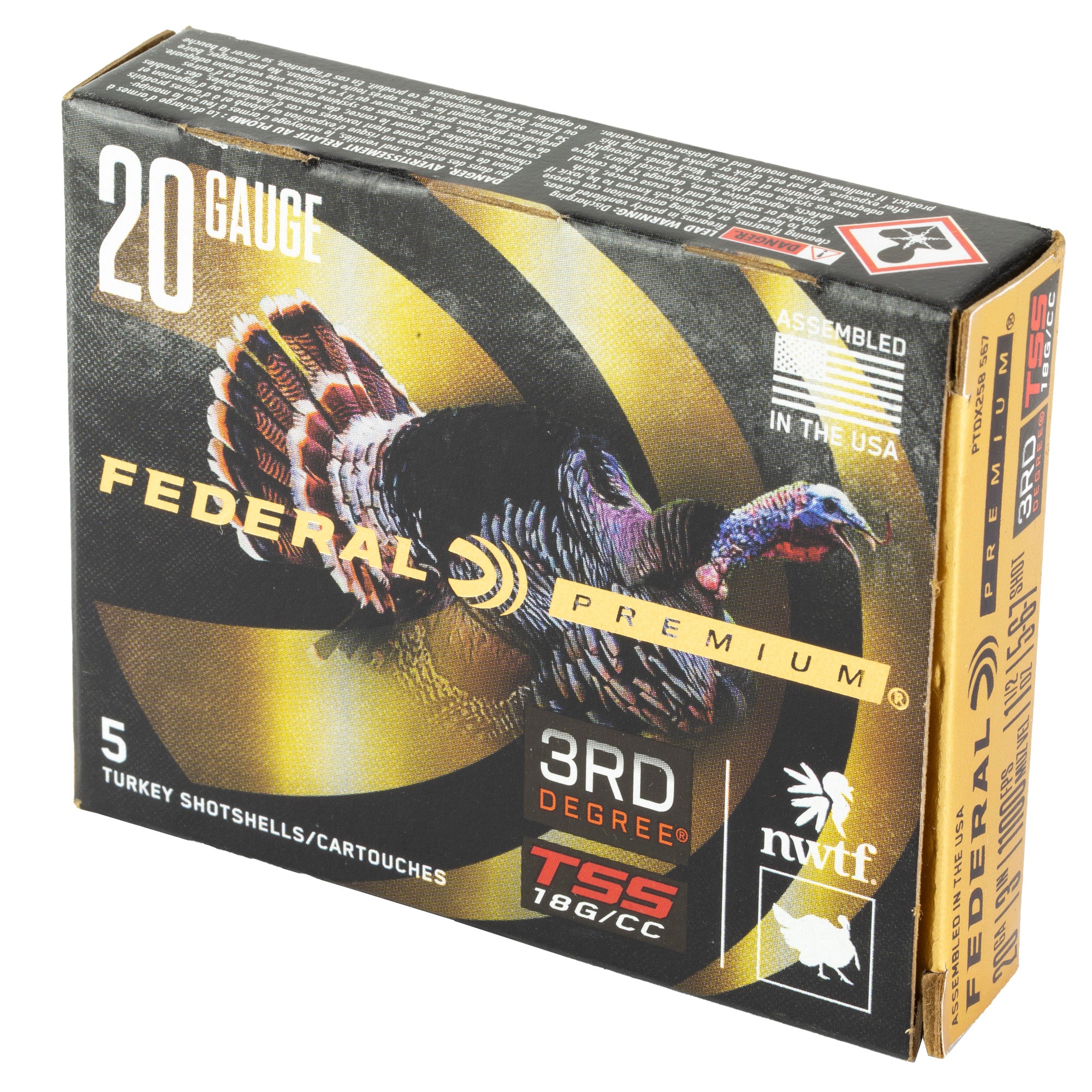 Federal 3rd Degree 20 Gauge Shotshell – 1-7/16 oz, 3-Stage Payload for Versatile Hunting Performance