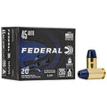 Federal Syntech Defense .45 ACP 205 Grain Semi-Jacketed Hollow Point Ammunition - 20 Rounds