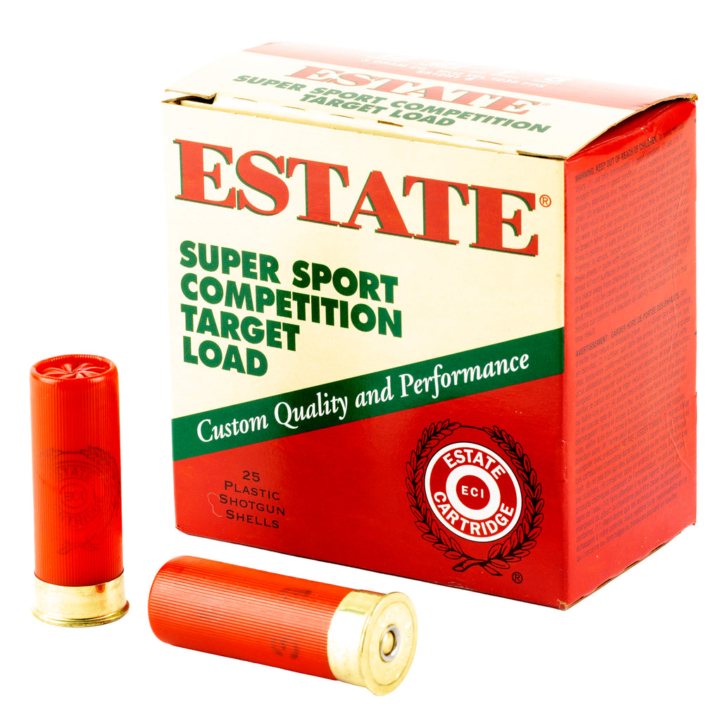 Federal Estate SS 12 Gauge 2.75-Inch Shotgun Shells – 1 oz #8 Shotshells, 25 per Box