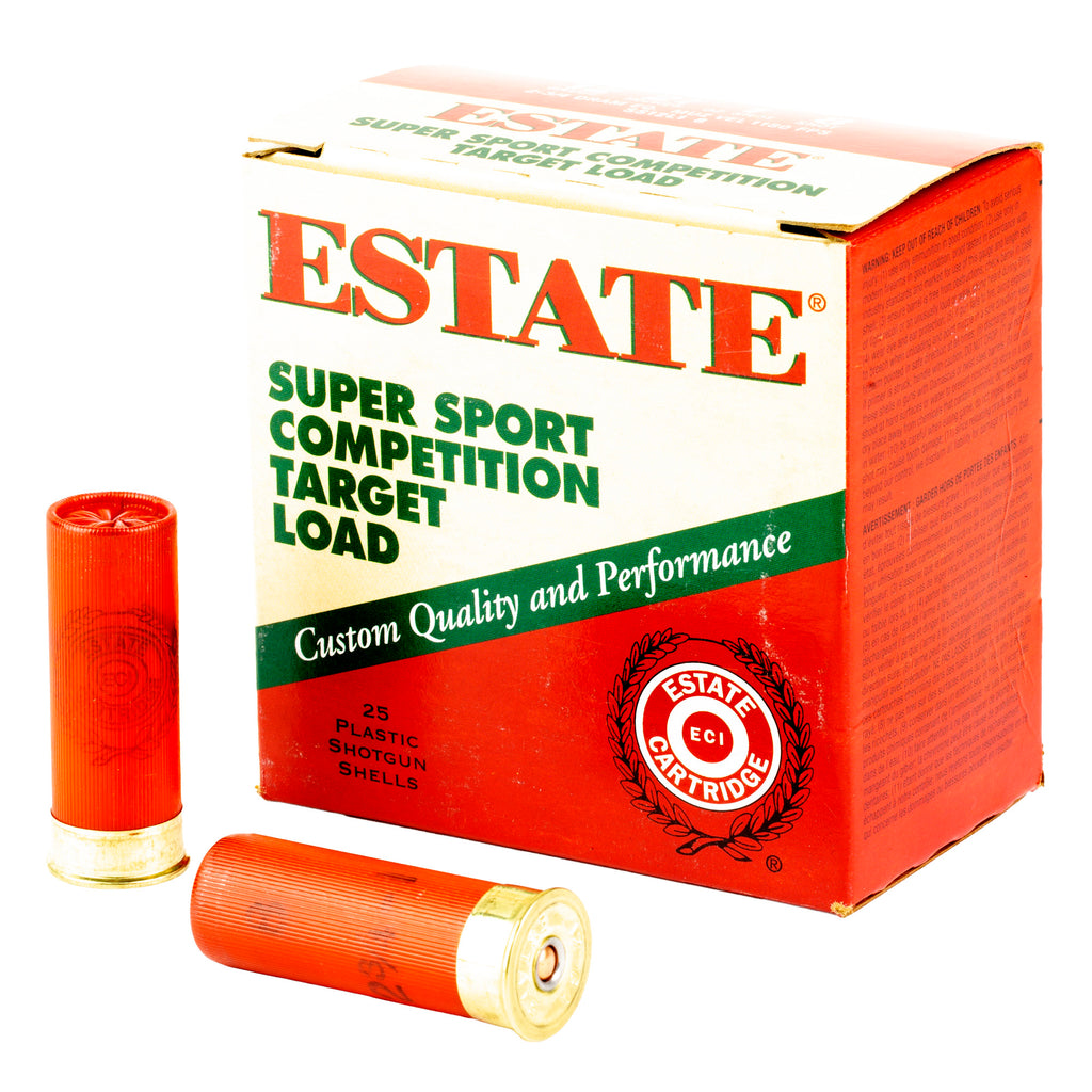 Federal Estate 12 Gauge 2.75 Inch #8 Shotgun Shells - 1 oz, 25 Rounds per Box