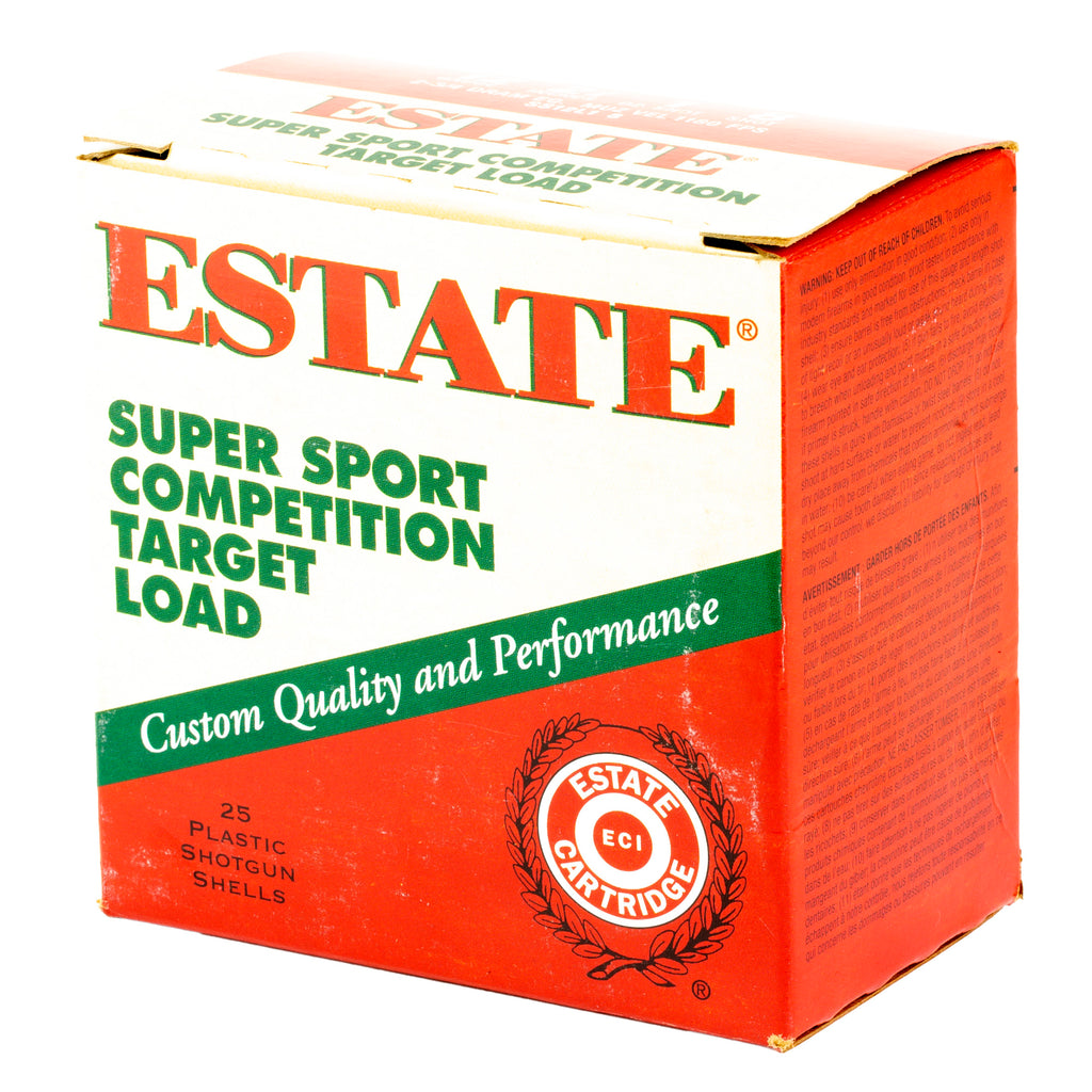 Federal Estate 12 Gauge 2.75 Inch #8 Shotgun Shells - 1 oz, 25 Rounds per Box