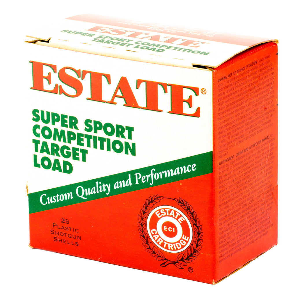 Federal Estate 12 Gauge Shotgun Shells - 2 3/4 Dram, 1 1/8 oz, #7.5 Shot, 25/Case